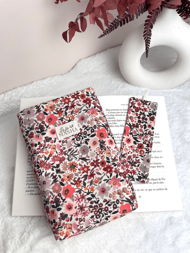 Pochette à livre coton imprimé