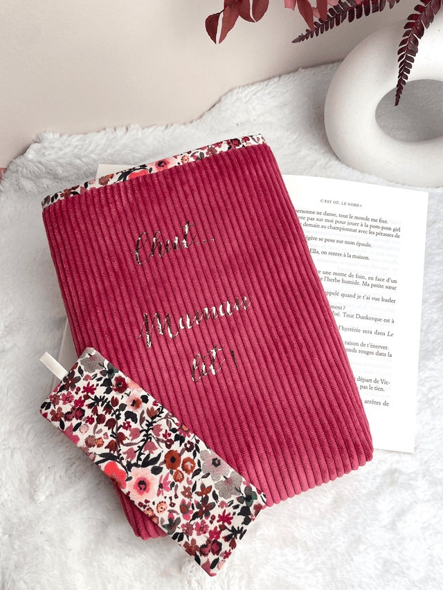 Pochette à livre modèle velours